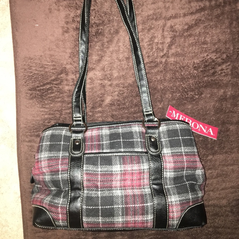 Brand new Merona Plaid Purse